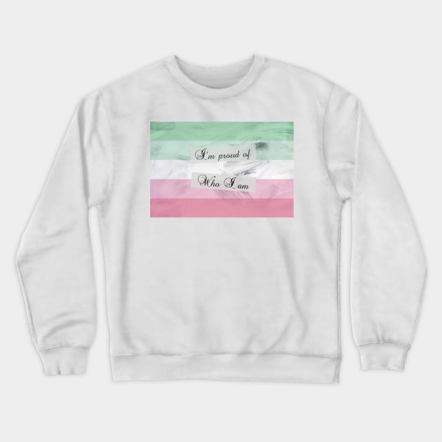 Abrosexual pride ! Crewneck Sweatshirt by Caliel